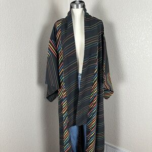 Authentic Vintage Japanese Kimono - Multicolor